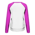thumbnail image 6 of Dyegold Womens Sweat Shirts Ladies Cute Comfy Color Block Pullover Tops Girls Fashion Hoodies For Women Y2K Clothes Plus Size ​Christmas ​Pullover Sweatshirt ​Holiday Gift Finder, 6 of 7