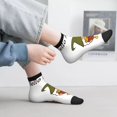 thumbnail image 2 of Pofeuu Hello Autumn Print 30cm Socks, Adult Running Hiking Socks for Youth and Adult, 2 of 7