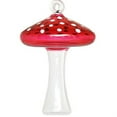 thumbnail image 2 of Red Mushroom Egyptian Glass Christmas Tree Ornament Made in Egypt, 2 of 3