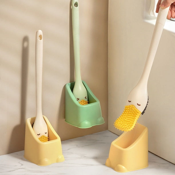 Cepillo de Baño Xihbxyly Mango Largo Limpieza de Baño