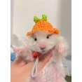thumbnail image 1 of 1pc Handmade Knitted Hat For Small Pets Such As Hamsters, Rabbits, Parrots With Animal Decorations, 1 of 4