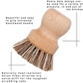 thumbnail image 3 of Cleaning Scrub Brush for Cast Iron Skillet Pots Pans - Made of 100% Beechwood Handle and Natural Fiber Bristle - (2 Pack), 3 of 7