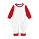 thumbnail image 2 of Pijamas familiares a juego de moda navideña de color liso, estilo europeo, para padres e hijos, monos de poliéster para bebés., 2 of 3
