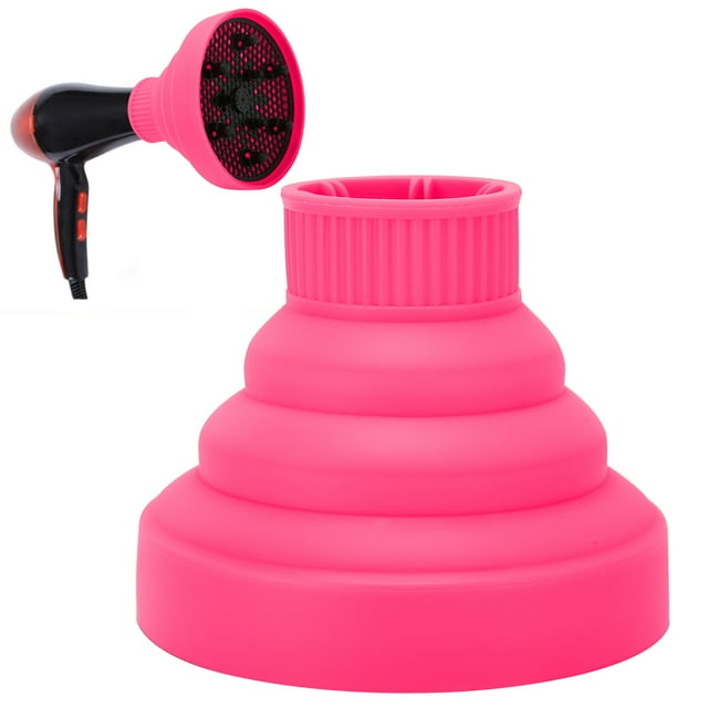 Accesorio DiFusor Para Secador de Pelo, Párroe de Plegable DiFusor Universal Peloe de Pelo, Soplador Plegable Portátil, Adecuado para 1,6-2 Pulgadas de Diámeto, Para Rizos
