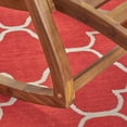 thumbnail image 3 of GDF Studio Kelsey Outdoor Acacia Wood Rocking Chair with Footrest, Teak Finish, 3 of 12