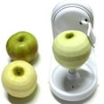 thumbnail image 2 of Perfect Peel Apple Peeler - Easy Clean Removable Comercial Blade And Flexable Spring Loaded Peeling Arm - Struggle Free Continuous Motion Turn Handle - Secures To Countertop With Non-Slip - , White, 2 of 6