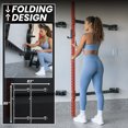 thumbnail image 5 of Synergee 2200 Series Folding 79" by 41” Squat Rack with J-Cups & Adjustable Pull Up Bar. Exercise Stand with 750lb Capacity. Power Cage, 5 of 5