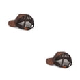 thumbnail image 1 of Qarigey Gorra de béisbol para mujer, resistente al sol, Color sólido, bordado, malla transpirable brillante, sombrero deportivo para niñas, Café 2piezas, 1 of 6