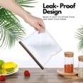 thumbnail image 2 of Reusable Silicone Food Bags For Preservation, Airtight Seal, 6 Pack, Silicone Versatile Cooking Bag for Refrigerator and Microwave, 2 of 9