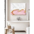 thumbnail image 6 of Pink Gold Marble Wall Art for Living Room,Canvas Picture Wall Decor for Bathroom Bedroom,Modern Abstract Marble Crack Texture Painting Artwork for Office Kitchen Hallway Dining Room Decor 16"x20", 6 of 8