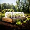 thumbnail image 6 of Garden Netting 10x30 FT – White Mesh Cover for Birds, Insects & Bugs | Protective Net for Fruit Trees, Vegetables, Strawberries & Berry Plants, 6 of 6