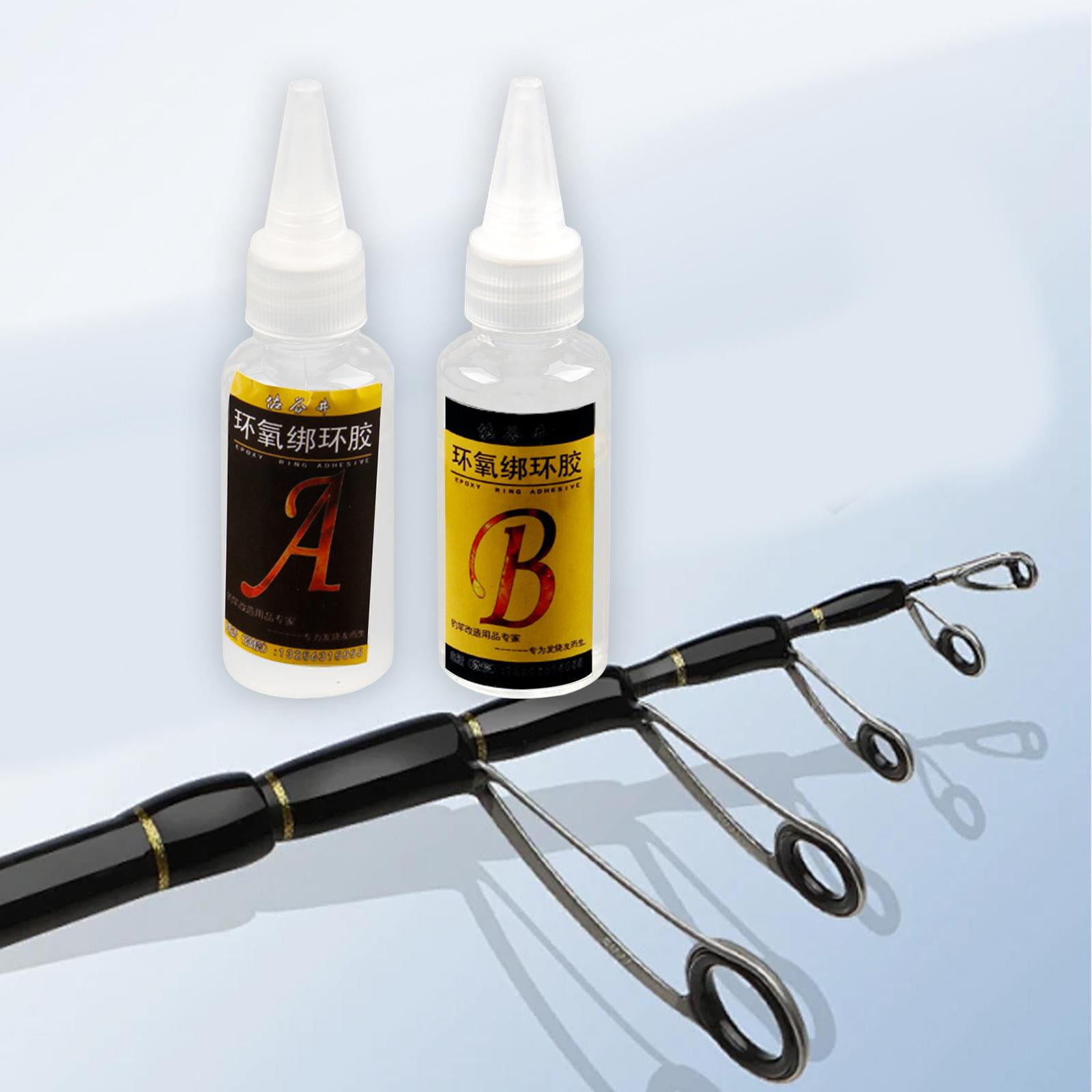 figatia Fishing, Rod, Epoxy Glue, Fishing Rod Glue, Restoration, Accessories, Easy to Use, Ab, Transparent Glue, Epoxy Resin, Ab Glue 50ml