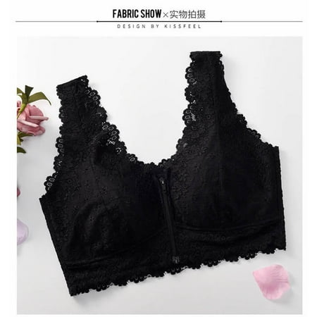 

Special no steel ring women‘s underwear front buckle zipper lace sexy beauty back breasts bra freeshipping soft