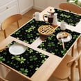 thumbnail image 5 of St. Patrick's Day Placemats Set of 8, Shamrock Non-Slip Place Mats Washable Table Mats for Kitchen Dining Table Decorations Indoor/Outdoor, 5 of 9