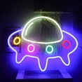 thumbnail image 3 of Ufo Letreros De Neón Tablero De Acrílico Led Luces De Neón Decoración De Pared Estética Led Letreros De Neón Alien Night Light Para Dormitorio Sala De Juegos Eigraketly HA036973-00, 3 of 6