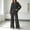 (Fashion 70)Black, variant on Aimik Lounge Sets for Women Striped Long Sleeve Crewneck Top and Wide Leg Long Pants Set Fall Winter Casual Womens Striped Set