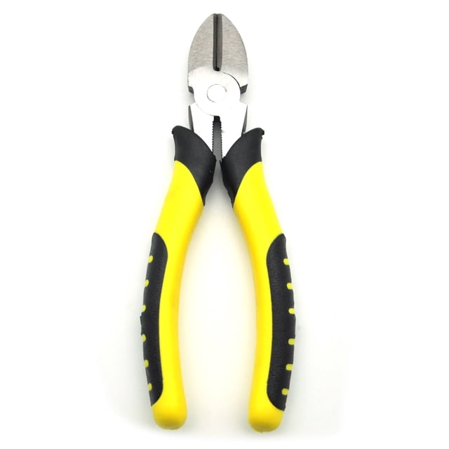 Alicates combinados de acero de alto carbono, juego de herramientas, cortadores de alambre para electricistas domésticos, corte diagonal de 6 pulgadas