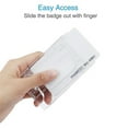 thumbnail image 2 of Vertical ID Badge Holder with Thumb Slot Transparent Hard Plastic Multi Cards Case Organizer, 2 of 8