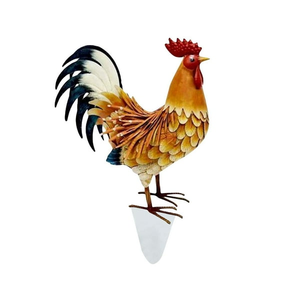 Rooster Garden Statue and Sculpture Outdoor Decoration Animal Chicken Farm Backyard Terrace