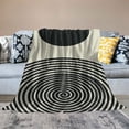 thumbnail image 2 of Jiayy Geometric Abstract Art Flannel Blanket for All Seasons Lightweight Blanket Soft Plush Blankets 50x60in, 2 of 6