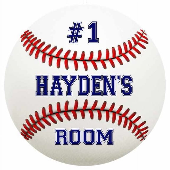 HAYDEN'S Bedroom 14" Round Metal Sign Boys Room Wall Decor Gift 100140030074
