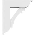 thumbnail image 3 of 3"W x 12"D x 14"H Standard Merced Architectural Grade PVC Bracket with Traditional Ends, 3 of 11