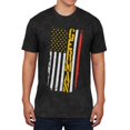 thumbnail image 1 of Oktoberfest German American Distressed Flag Mens Soft T Shirt Charcoal Black Triblend SM, 1 of 2