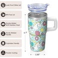 thumbnail image 3 of 20OZ Unicorn Themed Cup with Handle Stainless Steel Cup for Hot Cold Drinks Ideal Gifts for Women Unicorn Fans Suitable for Birthday Christmas and Lake Days, 3 of 6