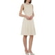thumbnail image 4 of VESTIDO A-LINE SIN MANGAS DE TWEED CON CUELLO REDONDO HASTA LA RODILLA M BEIGE, 4 of 4