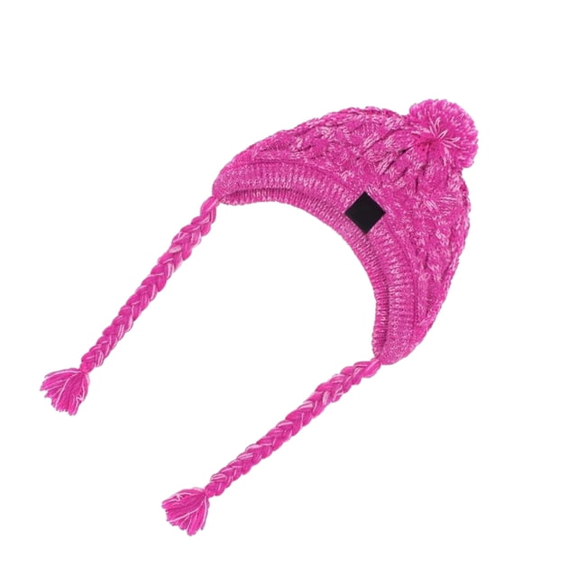 Gorra elegante para mascotas Methold invierno rojo violáceo L