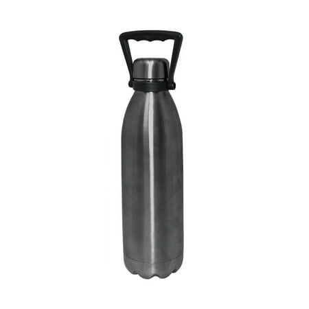 Handle Stainless Steel Liner Lock - 51oz Double Wall Stainless Steel Growler Vacuum Bottle with Handle
