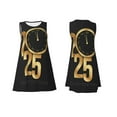 thumbnail image 7 of Honeii 2025 Happy New Year Print Women's Sleeveless Dress, Loose Fit Casual Dress for Women, Summer Fashion Dress, 7 of 7