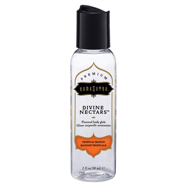 Deslizamiento corporal con sabor a néctares divinos - Mango tropical - 2 Fl. Oz./ 59ml