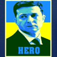 thumbnail image 3 of CafePress - Ukrainian President Zelenskyy Ukraine Flag T Shirt - Dark T-Shirt Kids XS-XL, 3 of 4