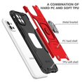 thumbnail image 2 of For Samsung Galaxy A03 164mm Magnetic Armor TPU + PC Holder Phone Case, 2 of 5