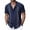 Navy # Shirts, variant on Vetsdori Short Sleeve T-Shirts for Men Outdoor Summer Button up Casual Vintage Fashion Stylish Collar Mens Shirts
