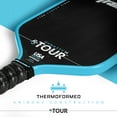 thumbnail image 3 of Franklin Sports Pro Pickleball Paddles - FS Tour Series Carbon Fiber Pickleball Paddles - Official USA Pickleball (USAPA) Approved Paddles - Dynasty Pro Player Paddle - 14mm Polymer Core - Blue, 3 of 13