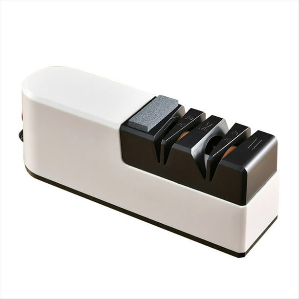 Afilador de Cuchillos Eléctrico, de Afilado de Cuchillos 5 en 1 con Hoja Recta, para Afilar en Bruto, Reparar y Afilar