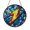 Acrylic 3.5 Inch, variant on Lightning Bolt Round Stained Glass Suncatcher – Window Decor2101