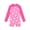 1PC Pink Checker Face, variant on Serdomi Toddler One Piece Rash Guard Swimsuits Long Sleeve with Zipper Front Tropical Leaves Bathing Suit Size 10