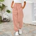 thumbnail image 2 of Otqutp Baggy Sweatpants for Girls Boys Straight Leg Active Joggers Teen Drawstring Elastic Waist Sweat Pants with Pockets, 2 of 6