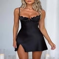 thumbnail image 3 of Robe de Fête Mini Décontractée d'Été Bohème à Bretelles Spaghetti et Col en V pour Femmes, 3 of 5