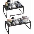 thumbnail image 1 of Organizador de Encimera,Soporte Extensible de Especias para Despensa,Organizador de cocina para Gabinete,Estante de almacenamiento Extensible Apilable para Cubiertos,Utensilios de Cocina,Especias, 1 of 21