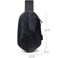 thumbnail image 4 of Coofit Sling Bag Hard Shell Unisex Crossbody Bag Chest Bag with USB Charging Port, 4 of 8