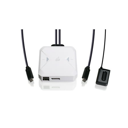 UPC: 0881317521101 | IOGEAR KVM 2-Port 4K USB-C Switch with DisplayPort Output – 4096×2160 60Hz Plug-n-Play 2 monitors 1 computer USB Hub Attached USB-C Cables – 6ft Wired Remote Windows  Mac  and Linux – GCS72CC