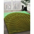 thumbnail image 3 of Ahgly Company Machine Washable Indoor Square Transitional Green Area Rugs, 8' Square, 3 of 7