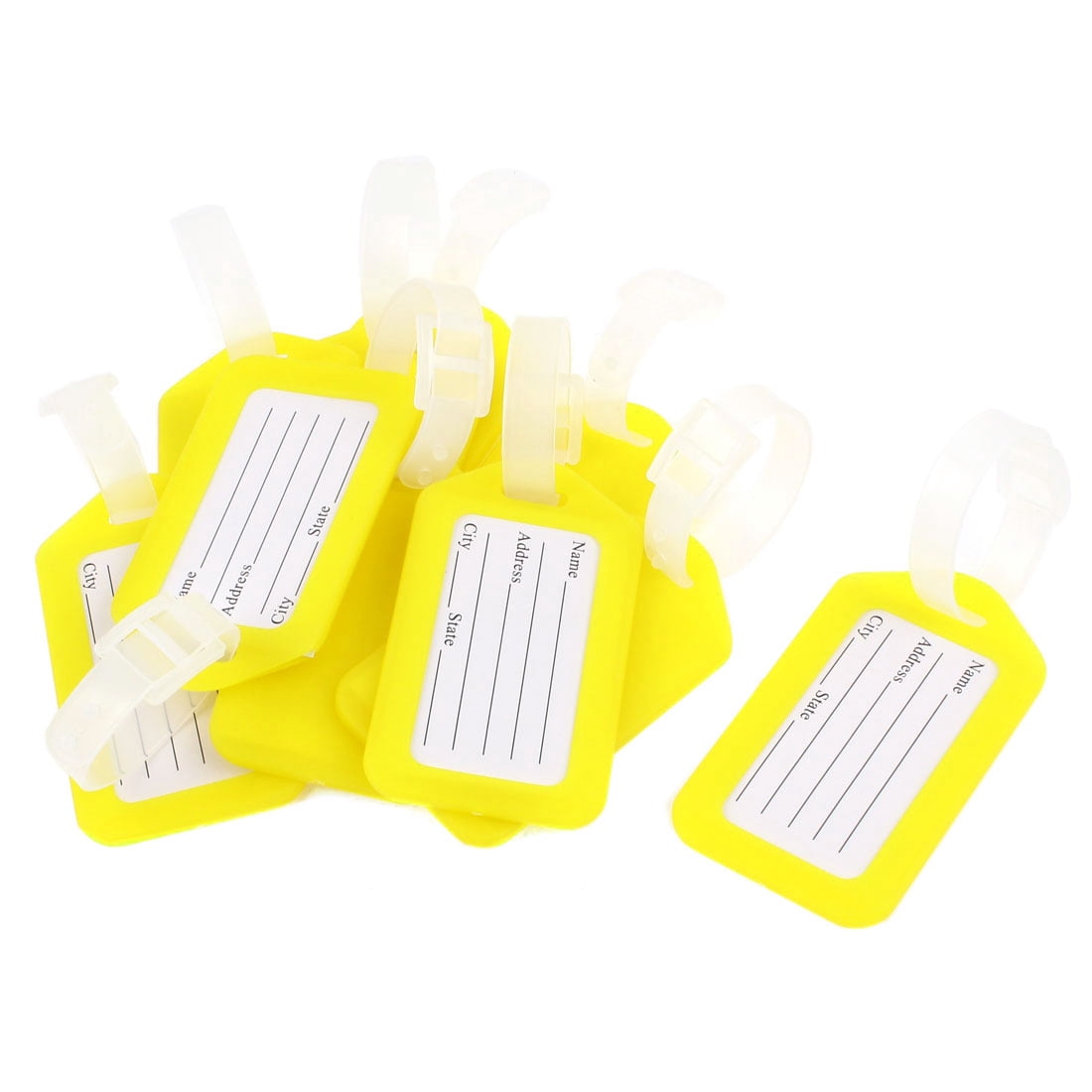 Étiquettes Bagage Voyage - 10pcs Porte-Étiquettes Plastique Pour Valise Et Sac à Dos