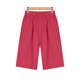 thumbnail image 4 of ICHUANYI Clearance Women's Summer Color Five Points Cotton Linen Pants Casual Pants(Red, XXL) ICHUANYI WER2023081001520, 4 of 7