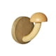 thumbnail image 4 of Ganchos de pared de madera, colgador trasero de puerta, bonitos ganchos modernos de madera para abrigos, gancho sin perforaciones para baño, entrada, Color de la madera BLESIY Gancho de almacenamiento, 4 of 8