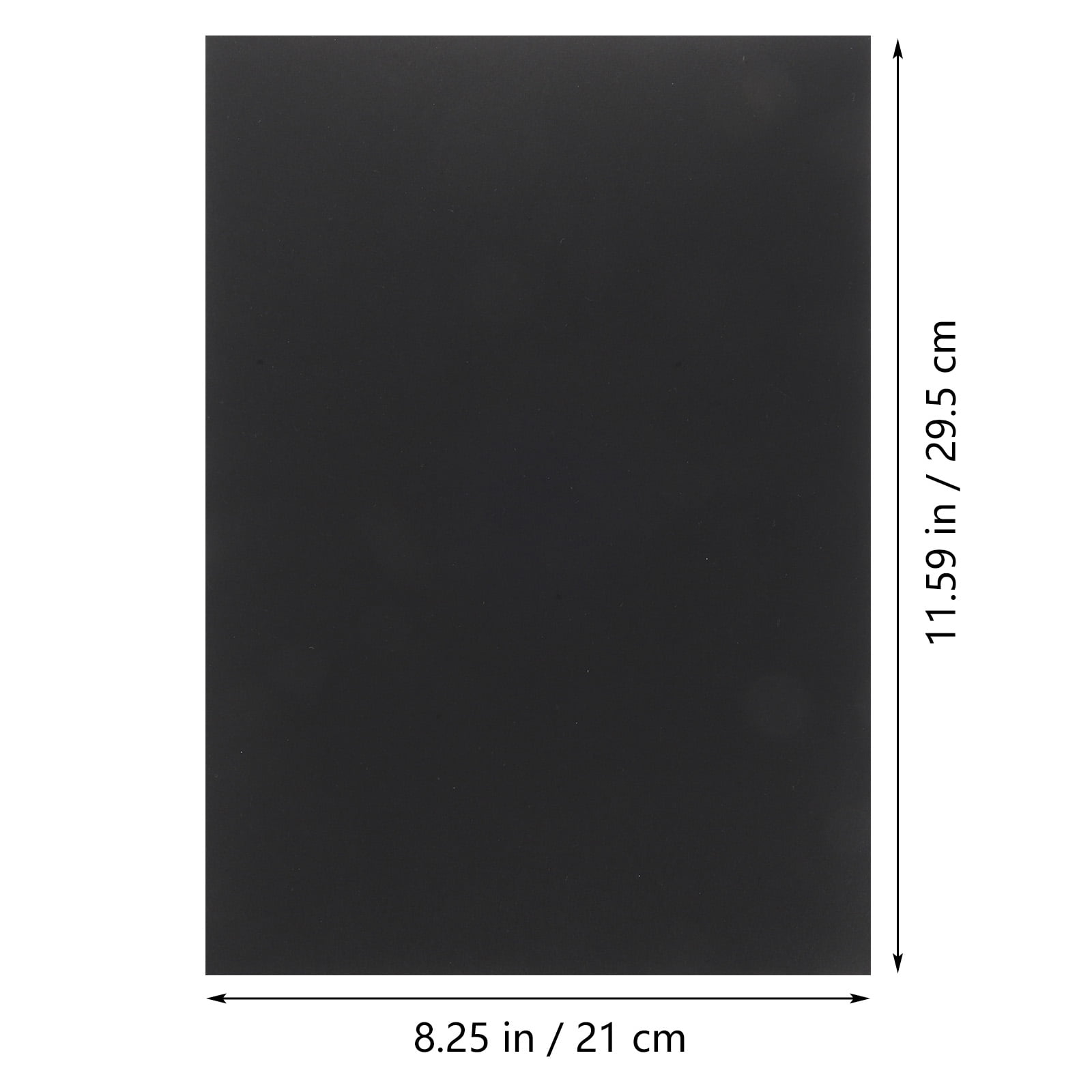 100 Sheets Black Thick Cardboard Hard Painting Handmade (a4 (180g) 100pcs) Paper Cardstock Greeting Drawing Student